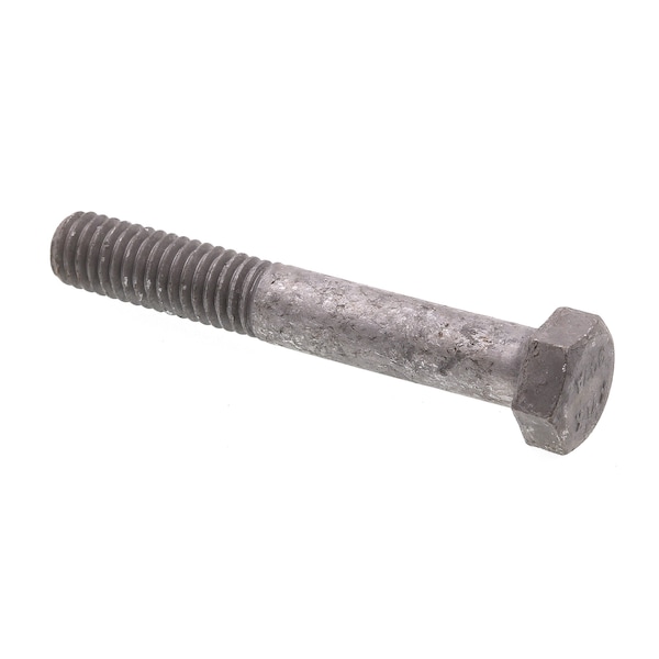 Prime-Line Grade A307, 3/8"-16 Hex Head Cap Screw, Galvanized Steel, 2-1/2 in L, 25 PK 9059790 - main